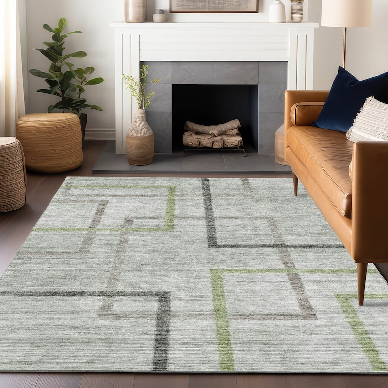 Premium Washable Super Soft Modern Kenzie Mayfield Rug