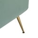 preview thumbnail 76 of 89, HULALA HOME 1ida Modern Velvet Tufted Accent Armchair with Gold Metal Legs