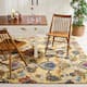 SAFAVIEH, Handmade Marietje Blossom French Country Wool Area Rug - 11' x 15' - Gold/Multi