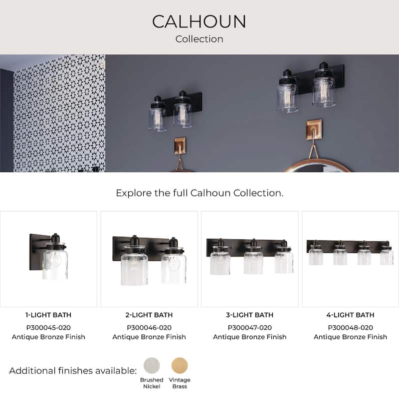 Calhoun Collection Four-Light Bath & Vanity