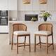 Option Walnut Finish+Beige Cushion