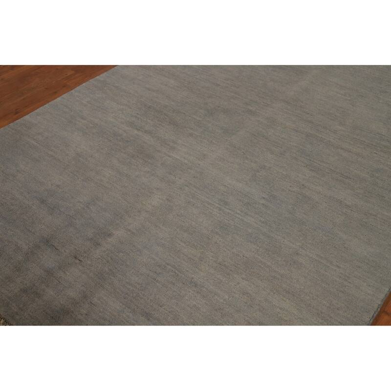 Modern Gabbeh Oriental Area Rug Handmade Wool Carpet - 5'4" x 7'8"