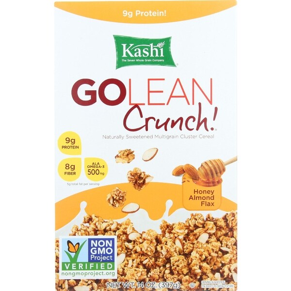 Kashi Cereal - Multigrain - Golean - Crunch - Honey Almond Flax - 14 oz - case of 12