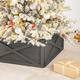 Glitzhome 26"L/ 22"L Handcrafted Wooden Christmas Tree Collar