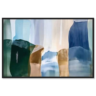 Contoured Calm II Canvas by Art Remedy