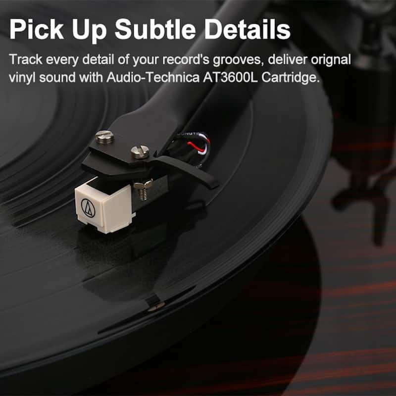 Classic Bluetooth Turntable Vinyl Record Player