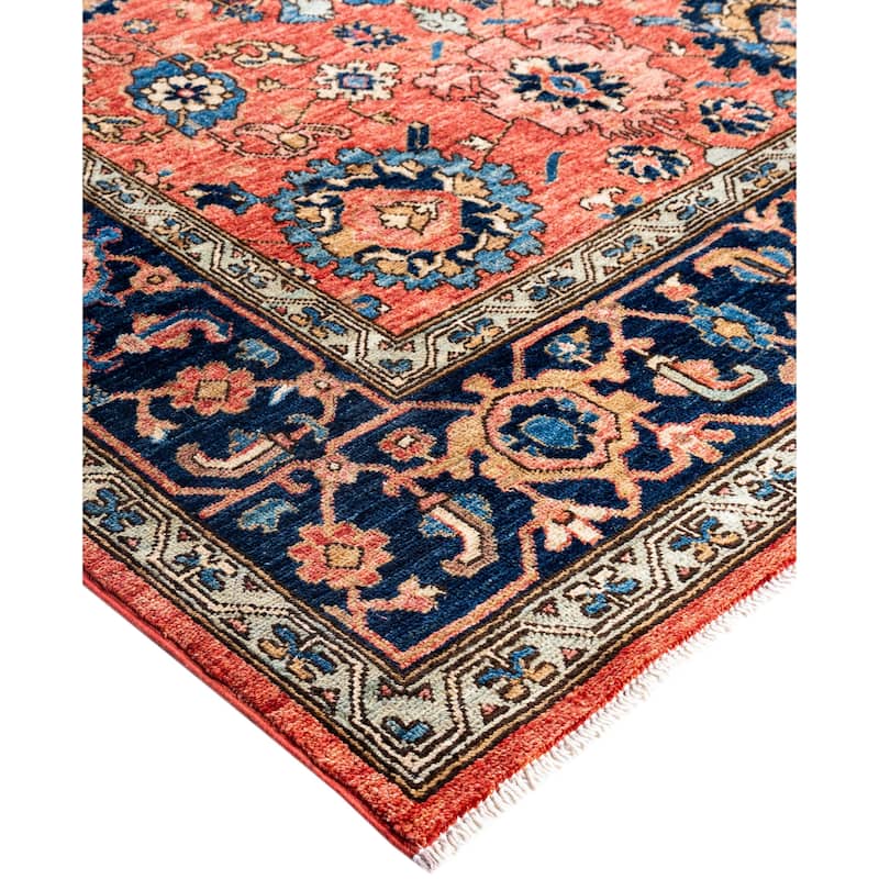 Serapi One-of-a-Kind Hand-Knotted Area Rug - Red - 8' 3" x 10' 2"