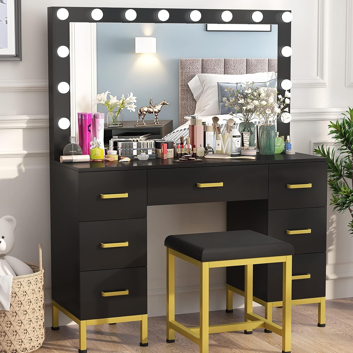 https://ak1.ostkcdn.com/images/products/is/images/direct/fcd7eb18830b76fb3ff50895fc31f54fd7bbf98c/44%27%27-Makeup-Vanity-with-14PCS-LED-Bulbs%2C-Cushioned-Stool-%26-7-Drawers.jpg