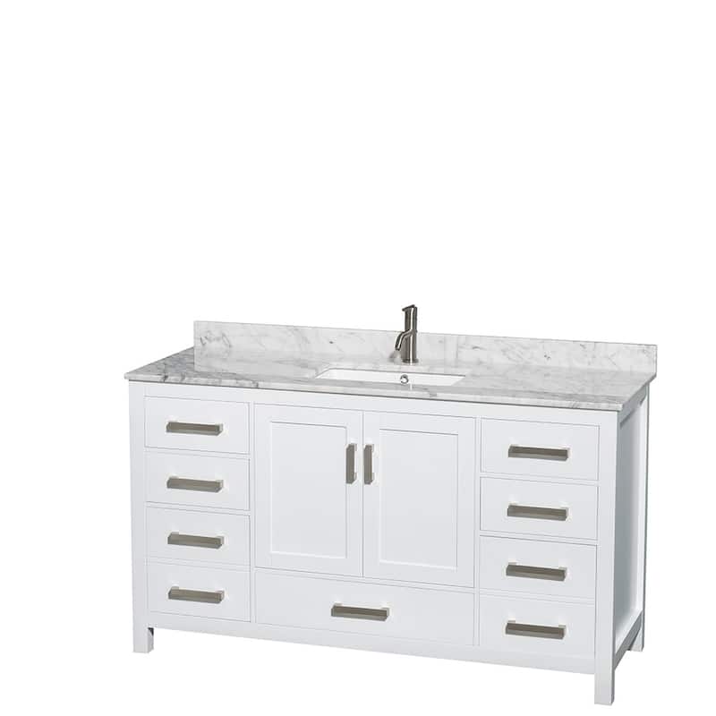 Wyndham Collection WCS141460SUNSMED Sheffield 60" Free Standing Single