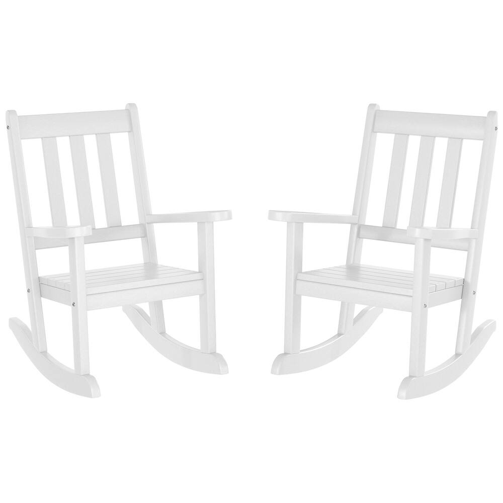 Laguna Kids Outdoor Poly Rocking Chair (Set of 2)