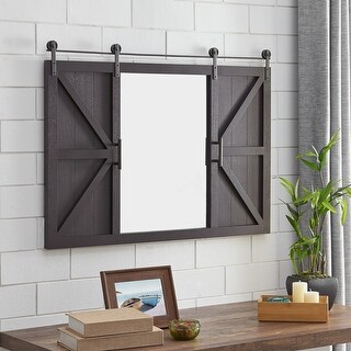 FirsTime & Co. Hayloft Farmhouse Barn Door Mirror