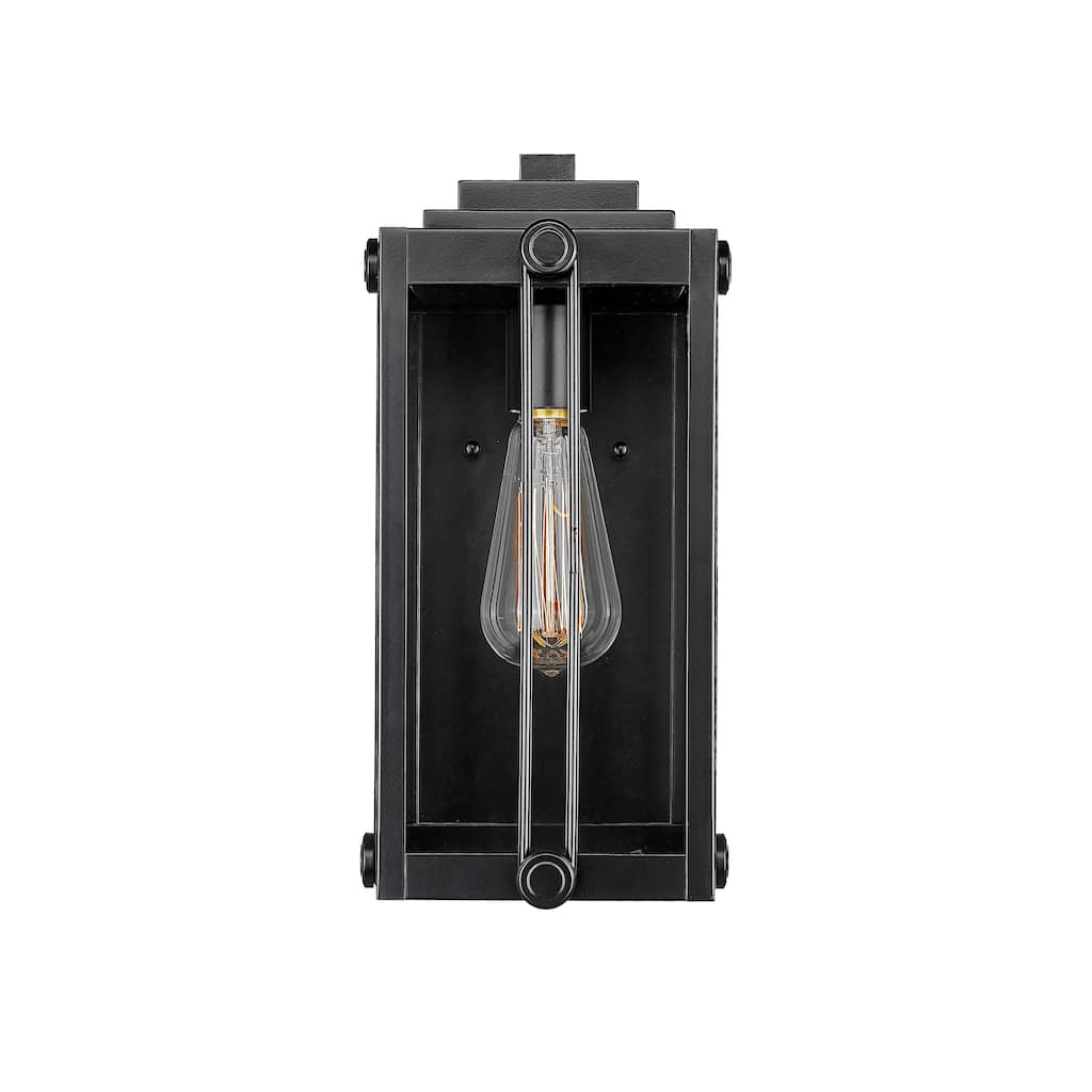 Millennium Lighting Oakland 1 Light Outdoor Wall Sconce in powder Coat Black