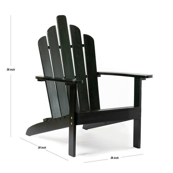 Shop Hillsdale Outdoor Patio Acacia Adirondack Chair Overstock 28640858