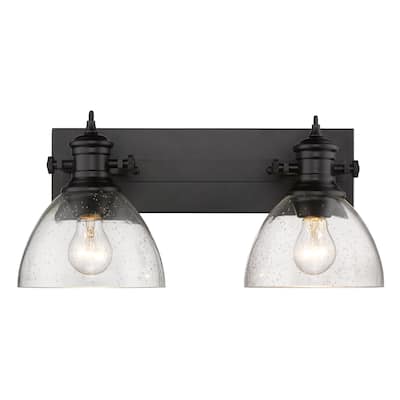 Golden Lighting Hines 2 Light 17-7/8" Wide Bathroom Vanity Light with