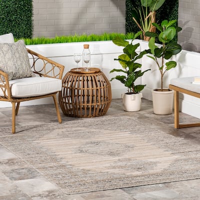 Nuloom Deena Vintage Machine Washable Indoor/Outdoor Area Rug