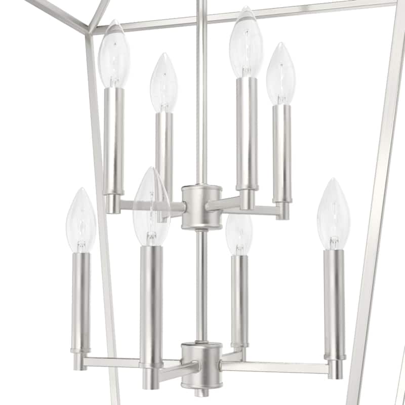 Hunter Laurel Ridge 23" 8-Light Lantern Pendant - Entry - Candle, Modern Farmhouse, Contemporary, Transitional