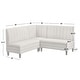 preview thumbnail 20 of 18, Lifestorey Kerrington 3-Piece Channel Back Upholstered Banquette Set