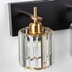 preview thumbnail 110 of 115, Mid-Century Modern Dimmable Bathroom Vanity Light Crystal Glass Wall Sconce