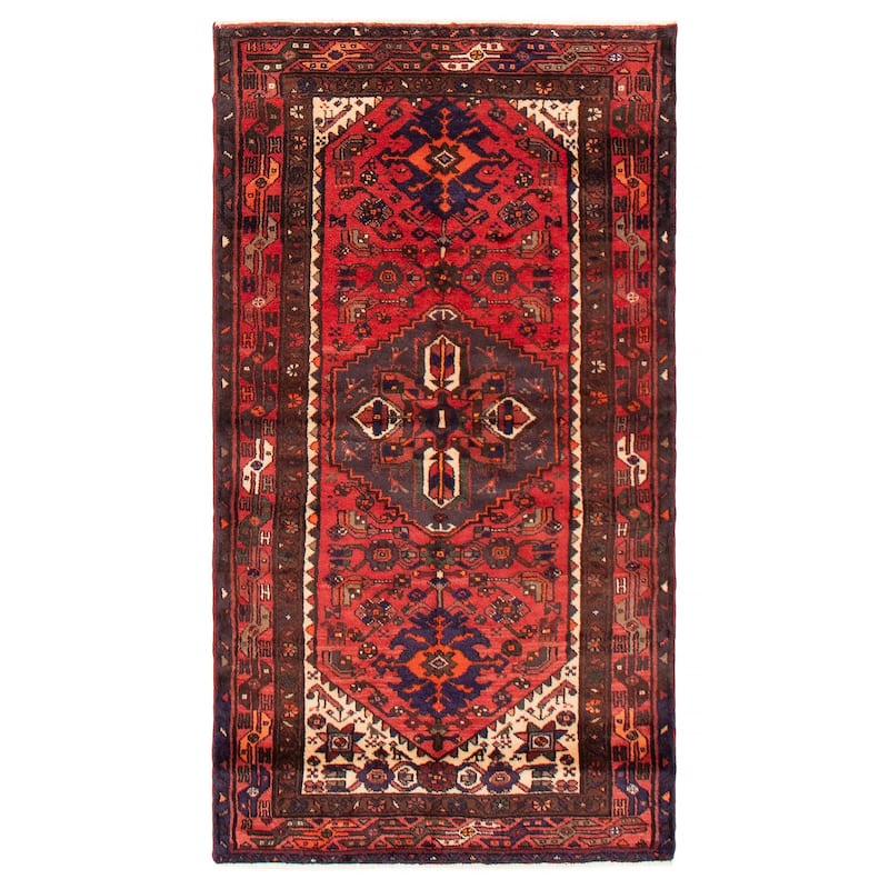 ECARPETGALLERY Hand-knotted Andelz Red Wool Rug - 3'3 x 5'10 - Red - 3'3 x 5'10