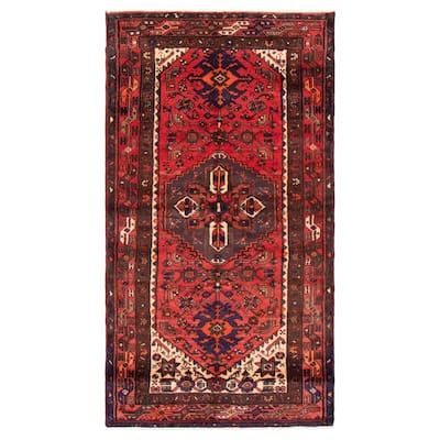 ECARPETGALLERY Hand-knotted Andelz Red Wool Rug - 3'3 x 5'10