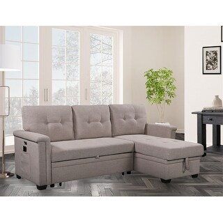 Reversible Sleeper Sectional Sofa - Bed Bath & Beyond - 38006764