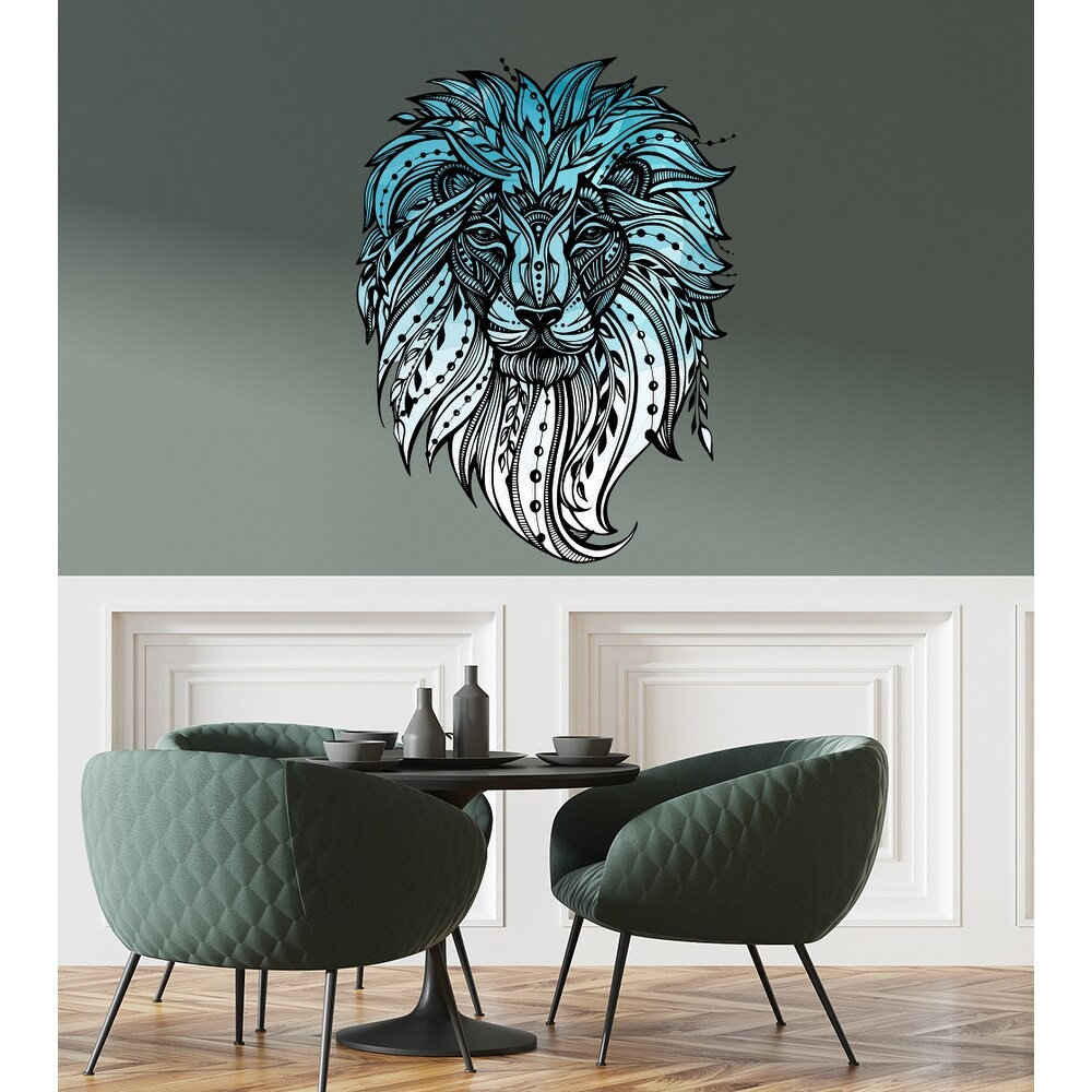 Shop Polygonal Abstract Lion Wall Decal Overstock 32067421