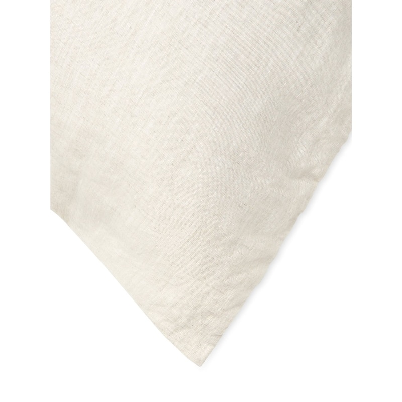 Belgian Flax Linen Collection Solid Pillowcases - White - Standard