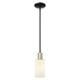 Option Matte White / Black Antique Brass