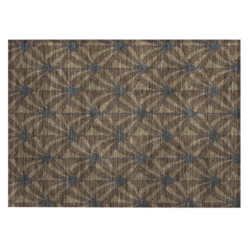 Machine Washable Indoor/ Outdoor Casual Kim Chantille Rug