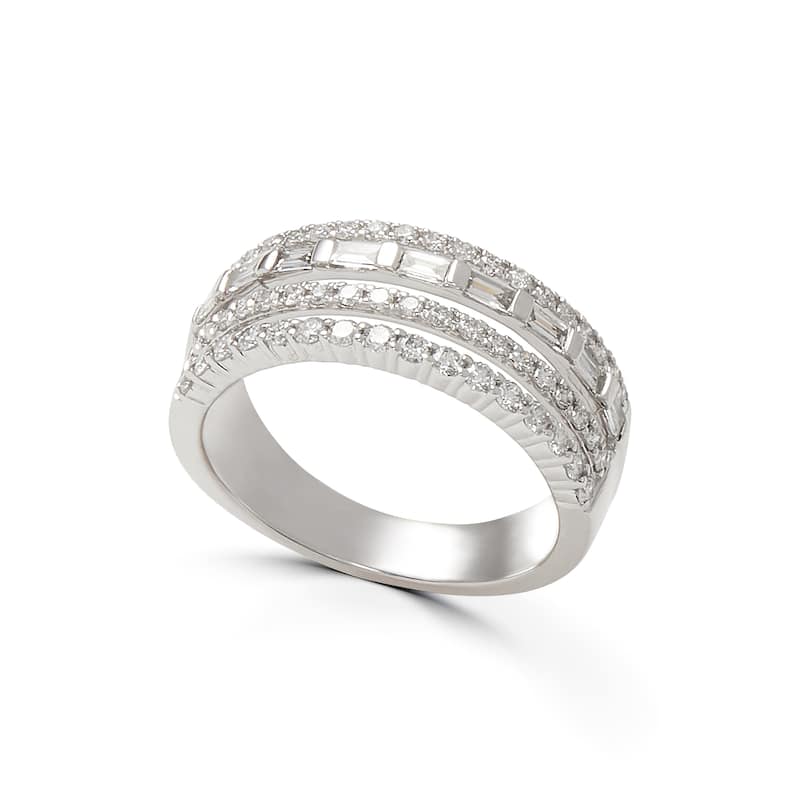 Effy Women's 14K White Gold Diamond Ring