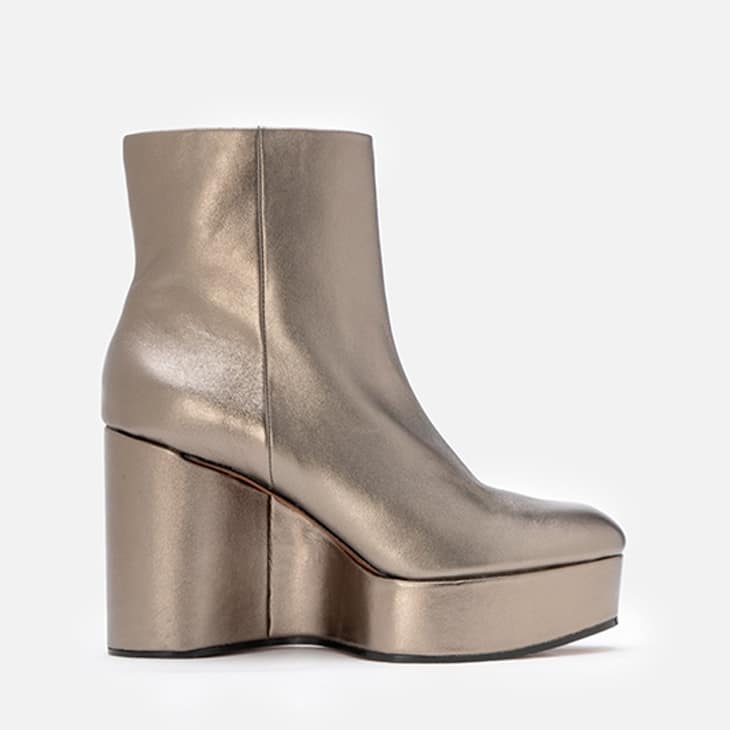Clergerie Belen Metallic Platform Boot