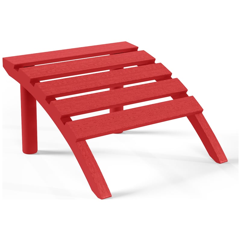 Polytrends Coastline Outdoor Poly Adirondack Ottoman