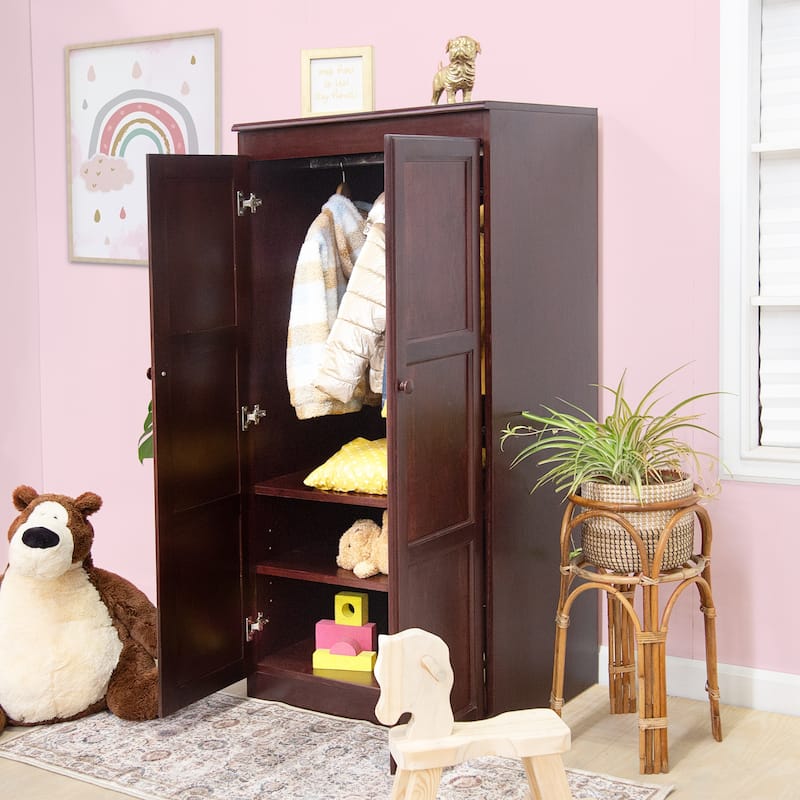 Concepts in Wood Armoire Wardrobe Closet, 5 ft Tall
