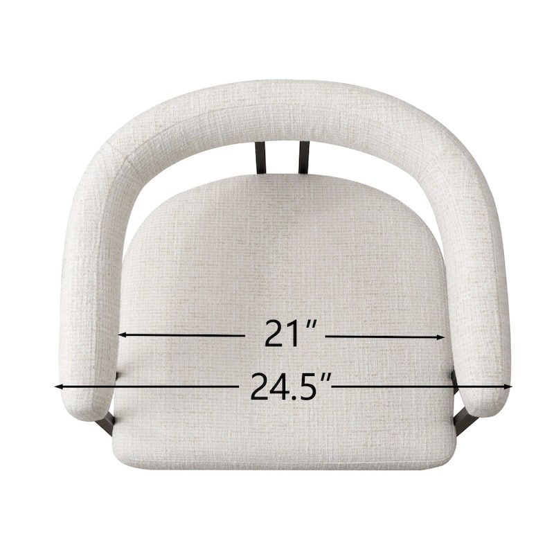 17" Seat Height Upholstered Armchair (Set of 4)