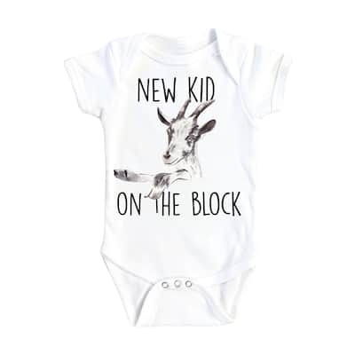 Goat Kid Town - Baby Boy Girl Clothes Infant Bodysuit Funny Cute Newborn