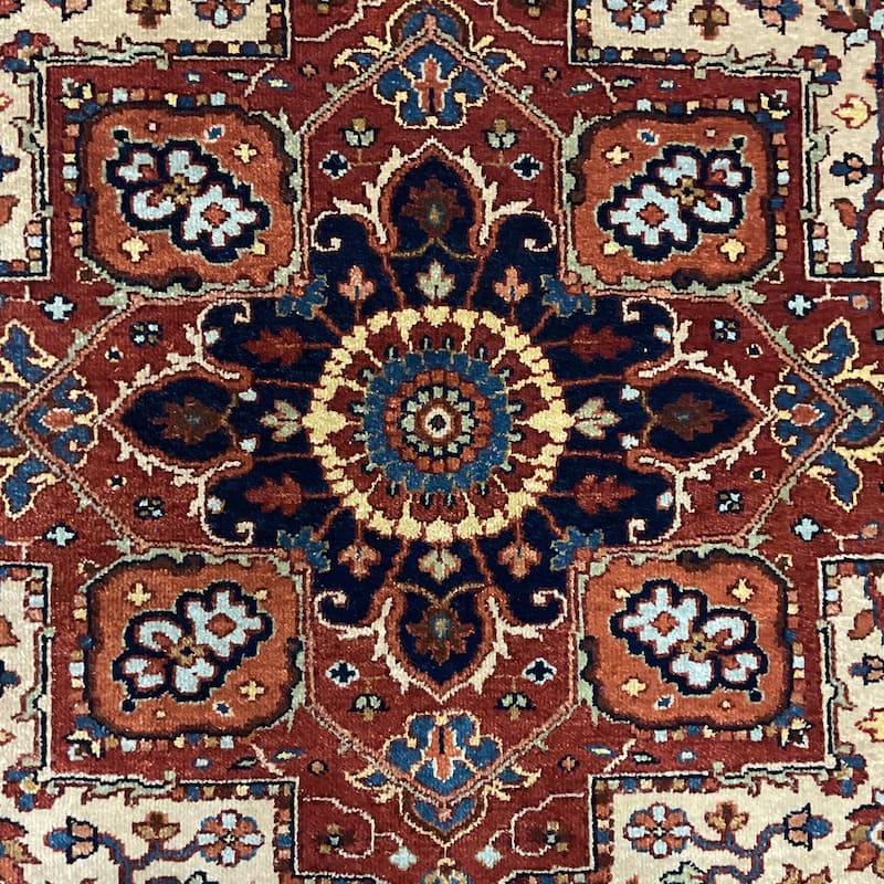HERAT ORIENTAL Handmade Fine Serapi Wool Rug - 4' x 6'