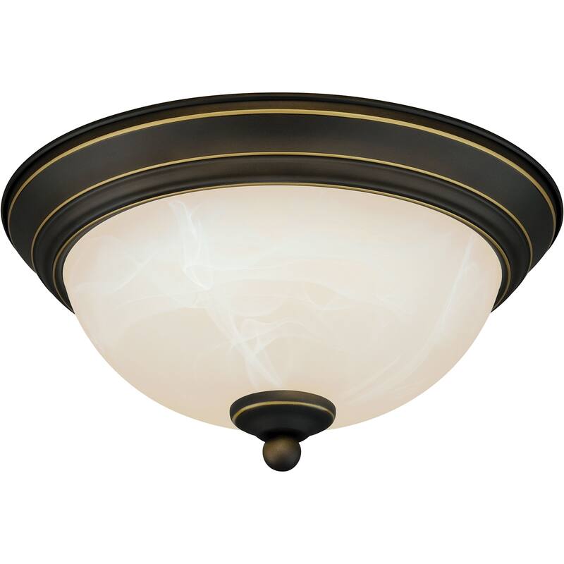 Vaxcel Lighting C0290 Stevens 11" Wide LED Flush Mount Bowl Ceiling - Vintage Bronze