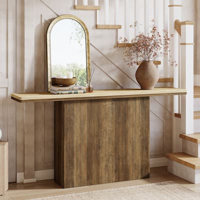 Fluted Entryway Table