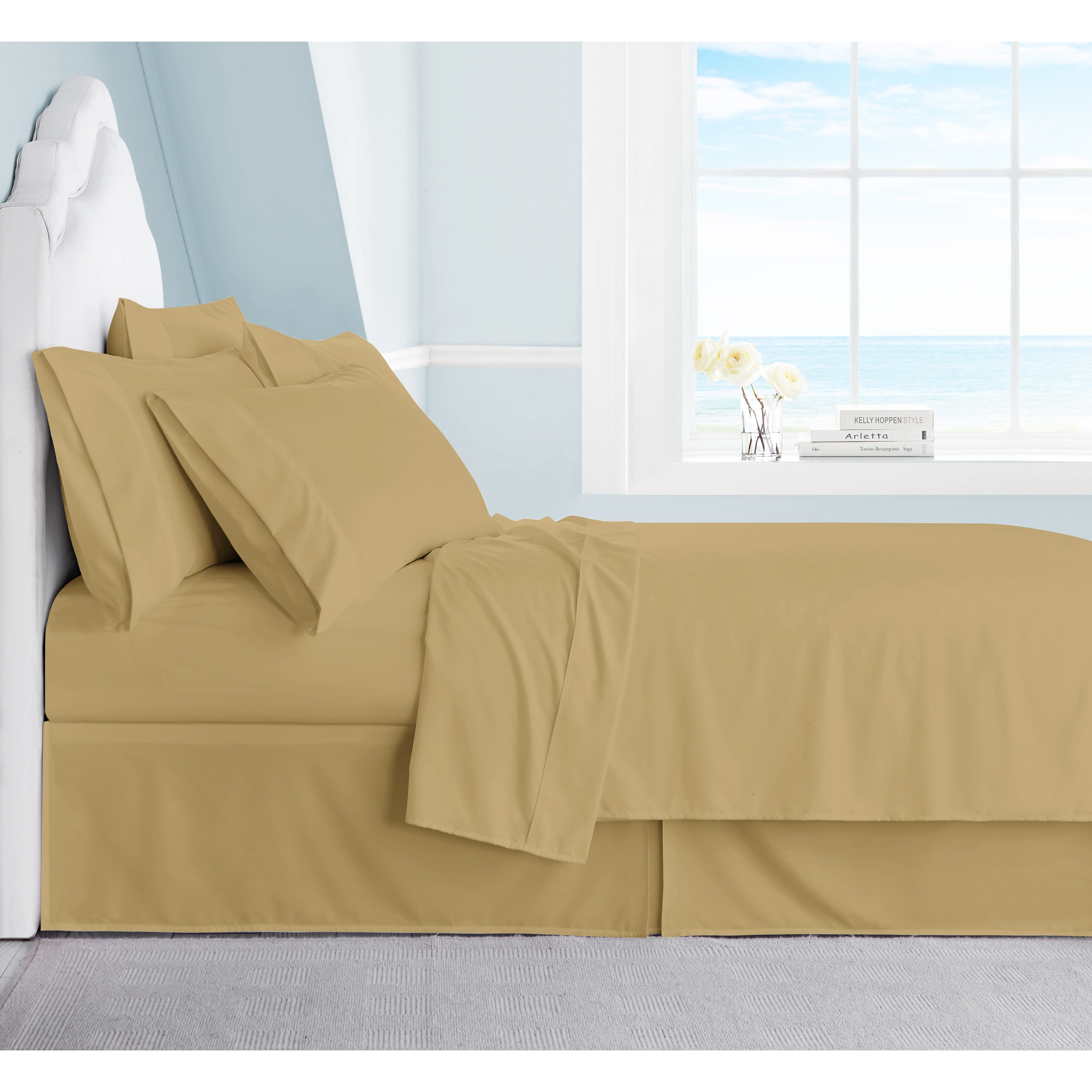 KING Size DEEP POCKETS Wrinkle Free!!! Copper X Bamboo Bed Sheet 6 PIECE SET!! 