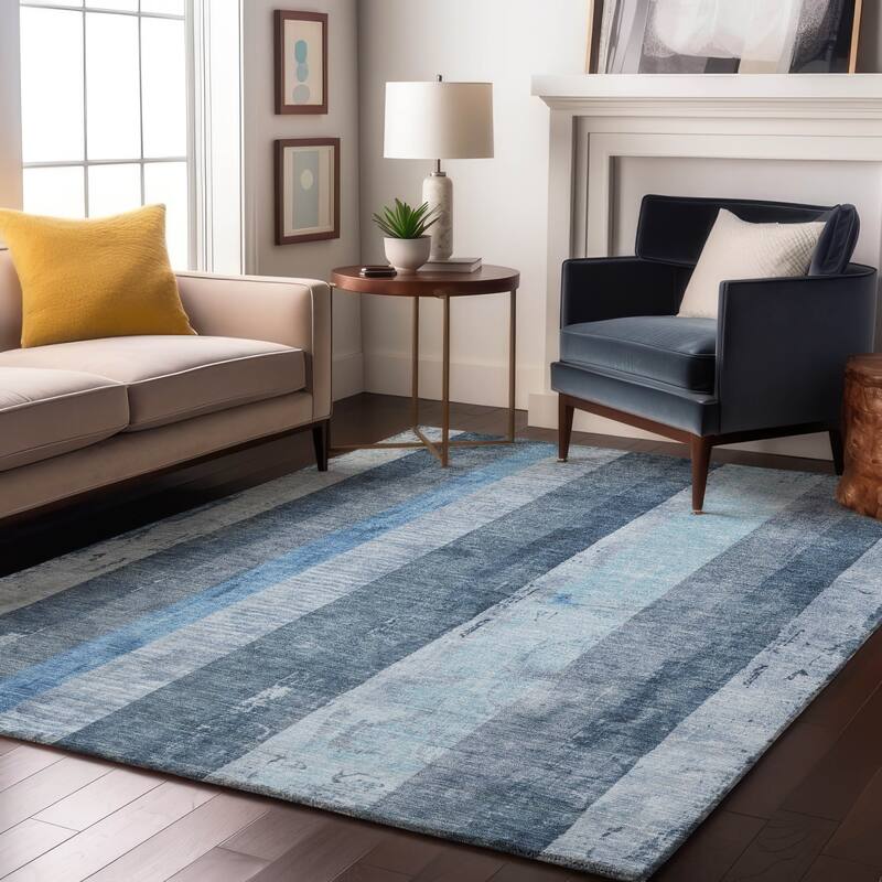 Premium Washable Super Soft Modern Stripe Mayfield Rug