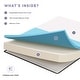 preview thumbnail 12 of 17, Aveline 8-inch Gel Memory Foam Mattress - White