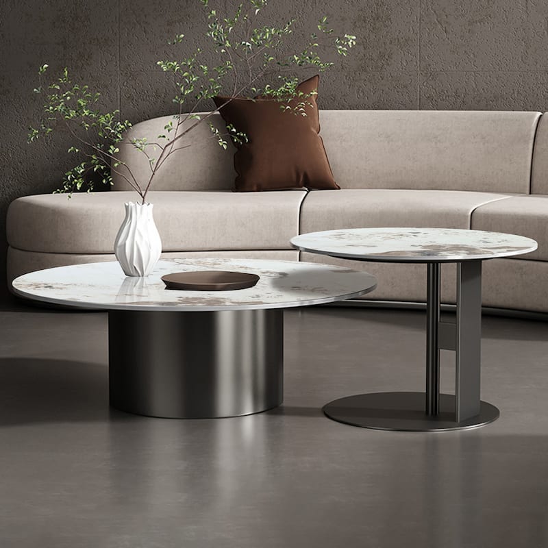 JASIWAY Modern Light Luxury Coffee Table Set