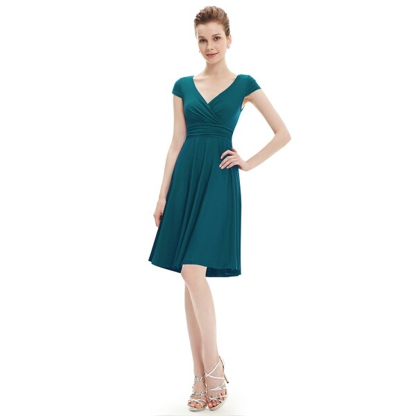 emerald green summer dress