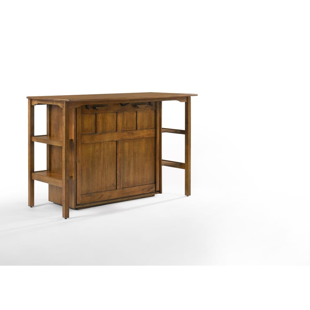 Siesta Desk Murphy Bed with Gel Memory Foam Mattress