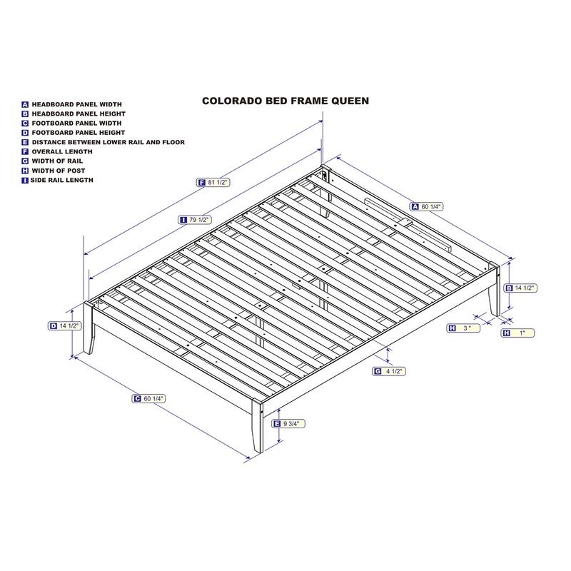 Neo-Classical Bed Frame - Espresso Finish - Modern Bedroom Furniture