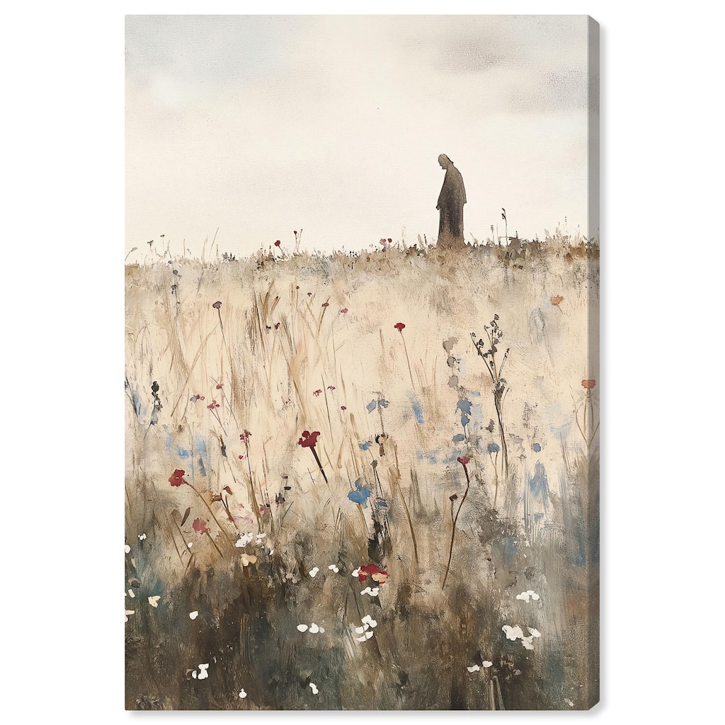 Ambling Monk Canvas by Art Remedy, Gallery Wrapped