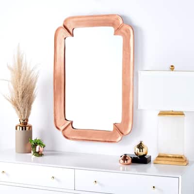 SAFAVIEH Kinsey 25 x 36-inch Rectangular Copper Mirror - 24.5" W x 1" D x 36.3" H - 25Wx1Dx36H