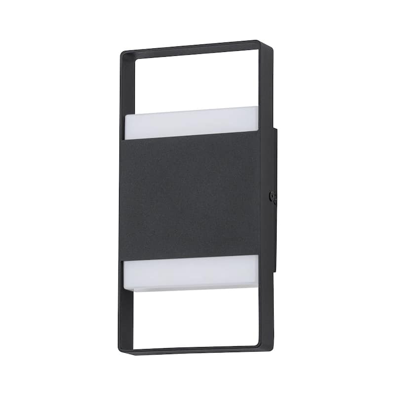Modern Dimmable LED Outdoor Wall Sconce Rectangular Exterior Light