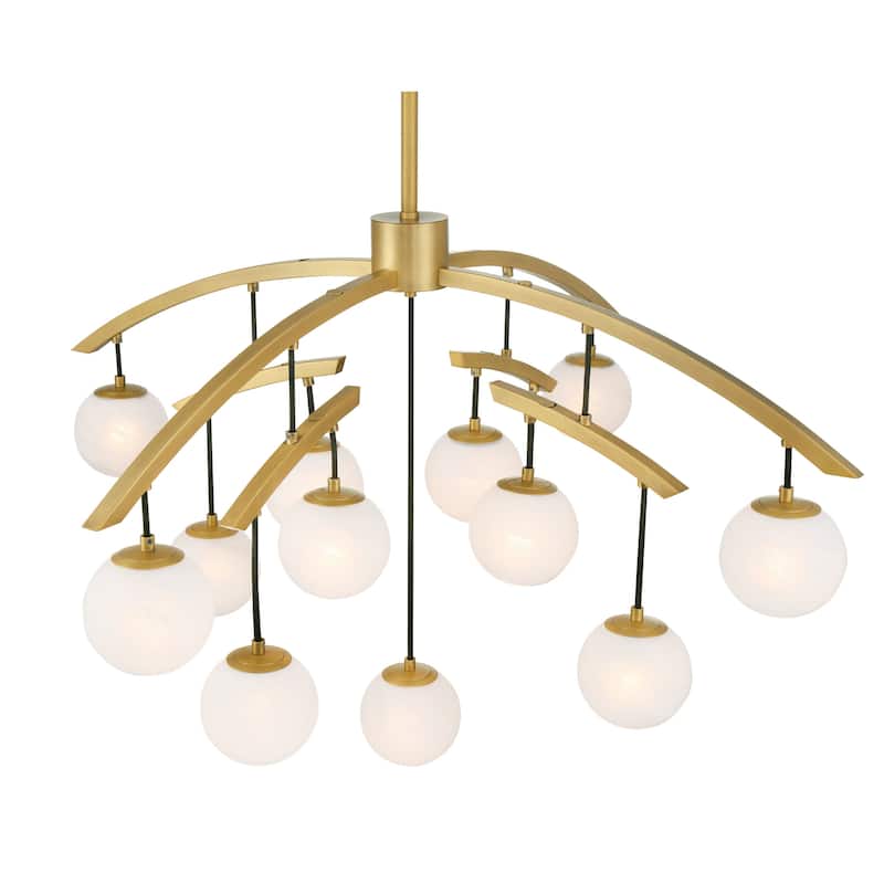 Minka Lavery 3748 Curven 13 Light 42" Wide Abstract Globe Chandelier