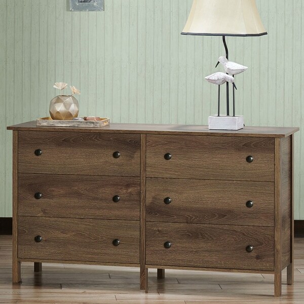 Carbon Loft Mulgrew Distressed Walnut Dresser. Opens flyout.